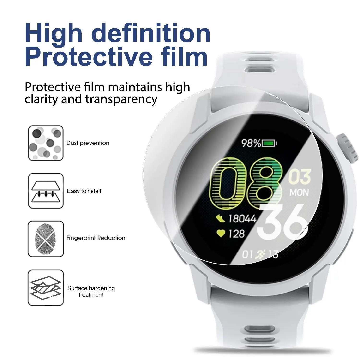 For Gaochi COROS PACE 4 HD Clear Tempered Glass Screen Protectors with Dust Free Easy Installation Kit For COROS PACE4 For Gaochi COROS PACE 4 HD Clear Tempered Glass Screen Protectors with Dust Free Easy Installation Kit For COROS PACE4