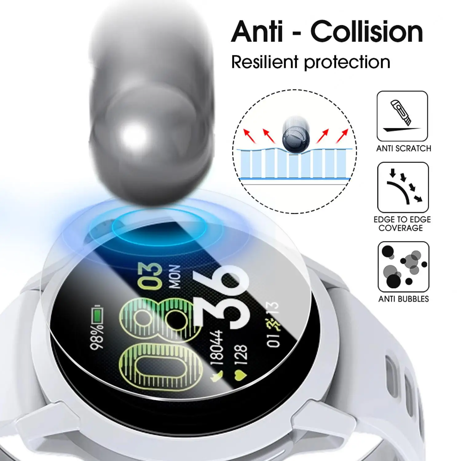 For Gaochi COROS PACE 4 HD Clear Tempered Glass Screen Protectors with Dust Free Easy Installation Kit For COROS PACE4 For Gaochi COROS PACE 4 HD Clear Tempered Glass Screen Protectors with Dust Free Easy Installation Kit For COROS PACE4