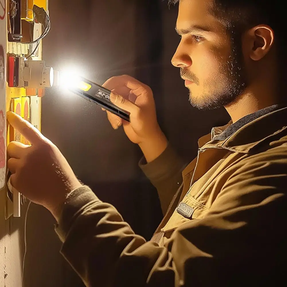 LED COB Keychain Flashlight USB Rechargeable Mini Torch Portable Working Light with Magnet Emergency Hiking Fishing Lantern LED COB Keychain Flashlight USB Rechargeable Mini Torch Portable Working Light with Magnet Emergency Hiking Fishing Lantern