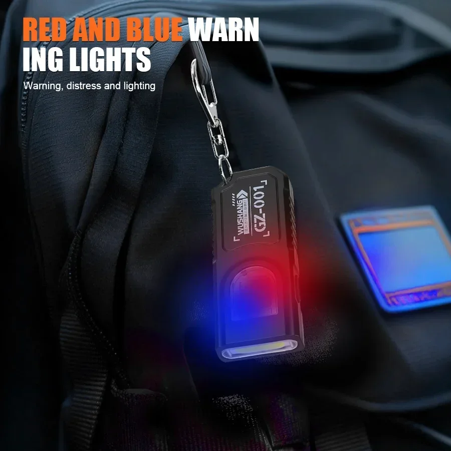 LED COB Keychain Flashlight USB Rechargeable Mini Torch Portable Working Light with Magnet Emergency Hiking Fishing Lantern LED COB Keychain Flashlight USB Rechargeable Mini Torch Portable Working Light with Magnet Emergency Hiking Fishing Lantern