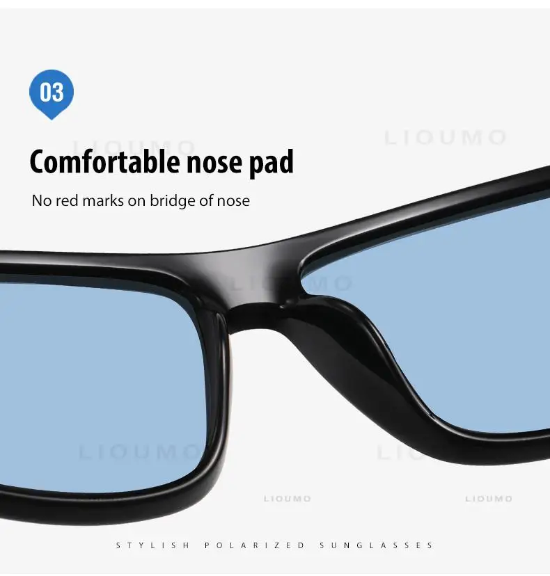 LIOUMO Brand Square Photochromic Polarized Sunglasses Men Women Night Vision Glasses For Driving Trendy Shades Chameleon Eyewear LIOUMO Brand Square Photochromic Polarized Sunglasses Men Women Night Vision Glasses For Driving Trendy Shades Chameleon Eyewear