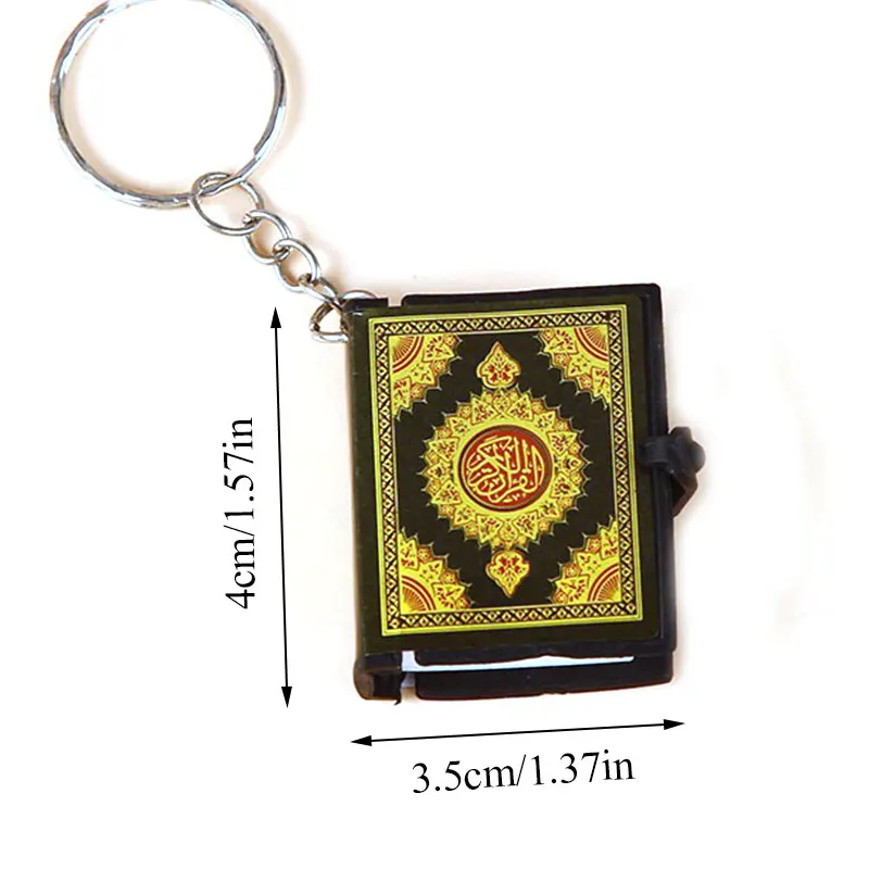 1Pcs New Muslim Keychains Mini Quran Book Paper Can Read Pendant Key Ring Islamic Unisex Religious Jewelry Wholesale Islam Gift 1Pcs New Muslim Keychains Mini Quran Book Paper Can Read Pendant Key Ring Islamic Unisex Religious Jewelry Wholesale Islam Gift