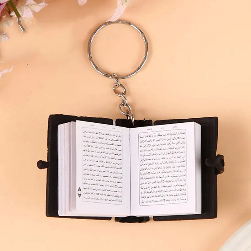 1Pcs New Muslim Keychains Mini Quran Book Paper Can Read Pendant Key Ring Islamic Unisex Religious Jewelry Wholesale Islam Gift 1Pcs New Muslim Keychains Mini Quran Book Paper Can Read Pendant Key Ring Islamic Unisex Religious Jewelry Wholesale Islam Gift