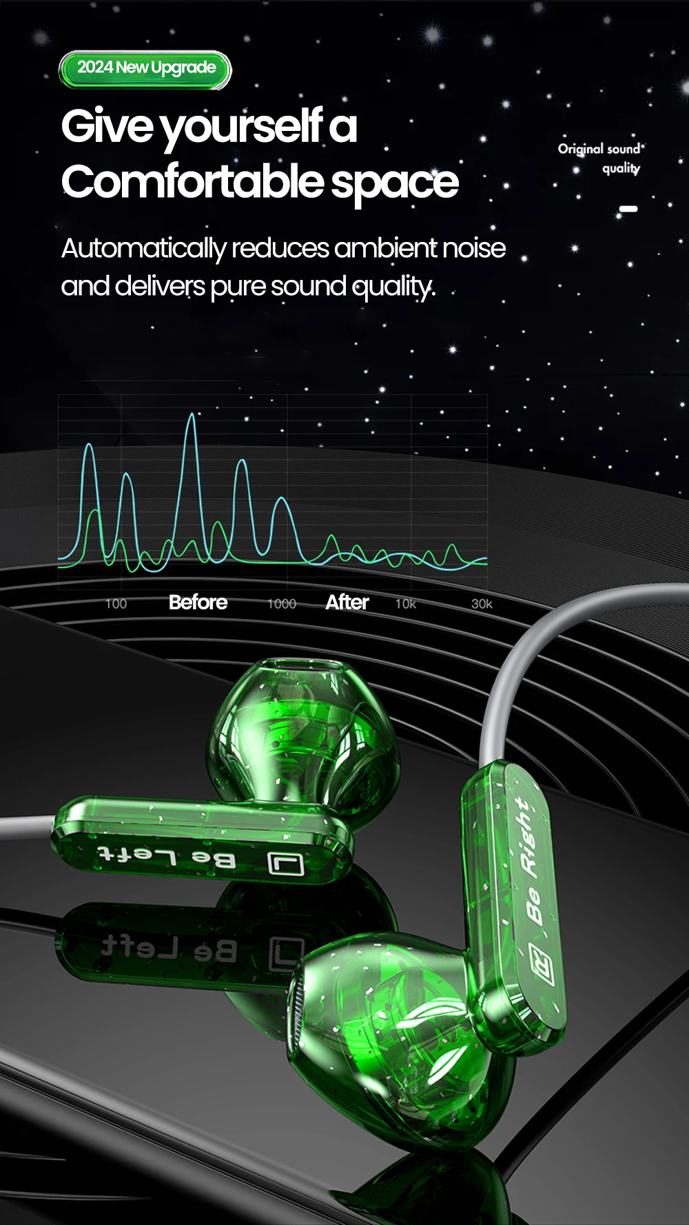 OLAF Transparent Wired Earphones Type-C/3.5mm In-Ear Headphones Handsfree With Mic HiFi Surround Sound Earbuds For Mobile Phone OLAF Transparent Wired Earphones Type-C/3.5mm In-Ear Headphones Handsfree With Mic HiFi Surround Sound Earbuds For Mobile Phone