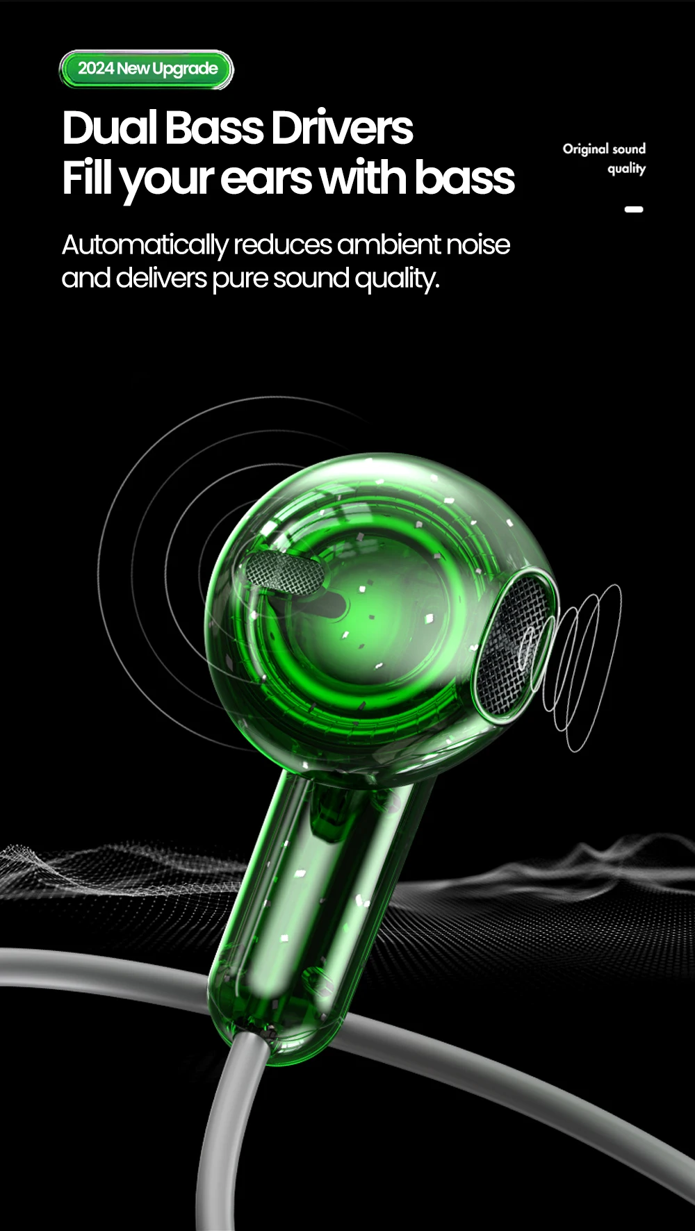 OLAF Transparent Wired Earphones Type-C/3.5mm In-Ear Headphones Handsfree With Mic HiFi Surround Sound Earbuds For Mobile Phone OLAF Transparent Wired Earphones Type-C/3.5mm In-Ear Headphones Handsfree With Mic HiFi Surround Sound Earbuds For Mobile Phone