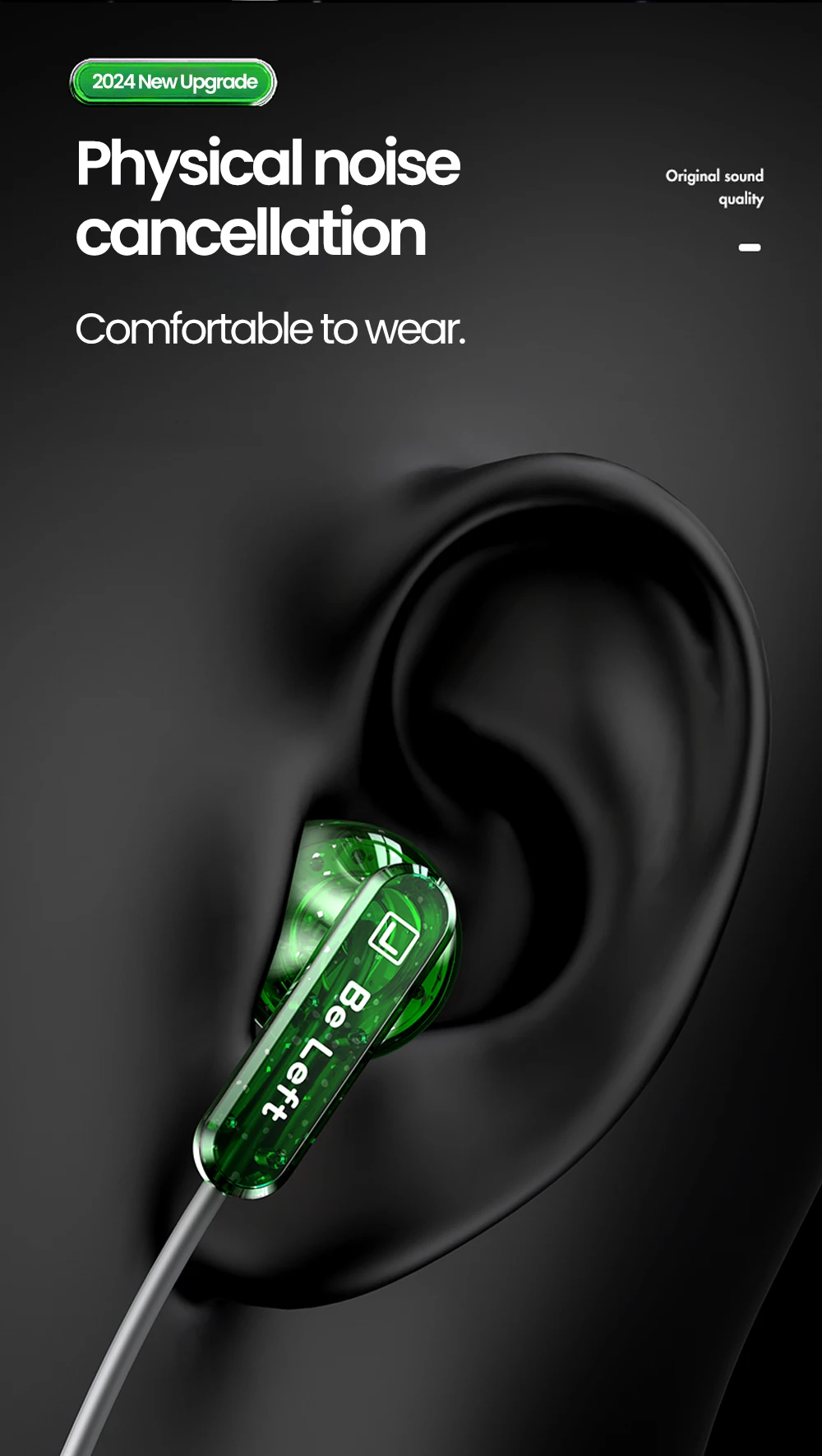 OLAF Transparent Wired Earphones Type-C/3.5mm In-Ear Headphones Handsfree With Mic HiFi Surround Sound Earbuds For Mobile Phone OLAF Transparent Wired Earphones Type-C/3.5mm In-Ear Headphones Handsfree With Mic HiFi Surround Sound Earbuds For Mobile Phone