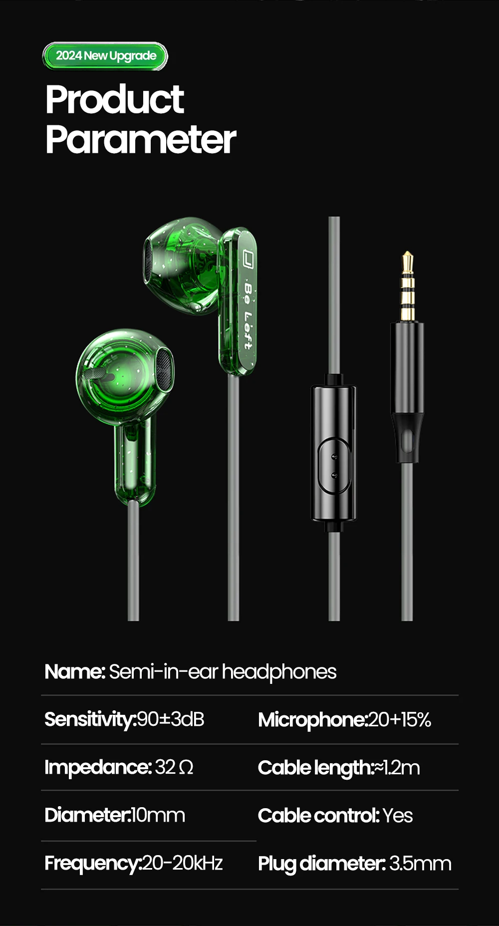 OLAF Transparent Wired Earphones Type-C/3.5mm In-Ear Headphones Handsfree With Mic HiFi Surround Sound Earbuds For Mobile Phone OLAF Transparent Wired Earphones Type-C/3.5mm In-Ear Headphones Handsfree With Mic HiFi Surround Sound Earbuds For Mobile Phone