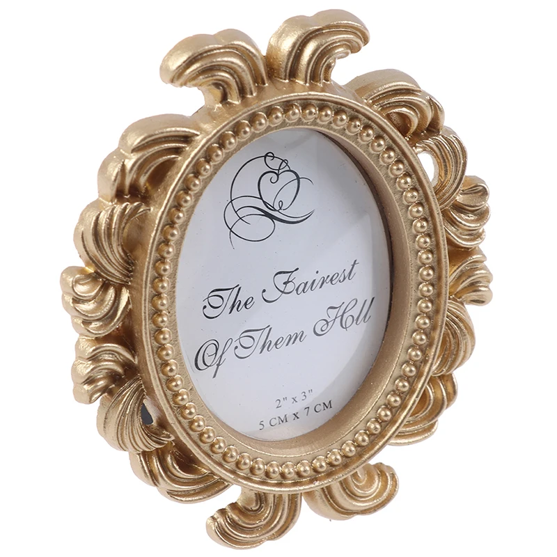 NewNordic Style 1pc Flower Photo Frame Wedding Home Decor Desktop Bronze Design Vintage Picture Frame Small Baroque Photo Holder NewNordic Style 1pc Flower Photo Frame Wedding Home Decor Desktop Bronze Design Vintage Picture Frame Small Baroque Photo Holder