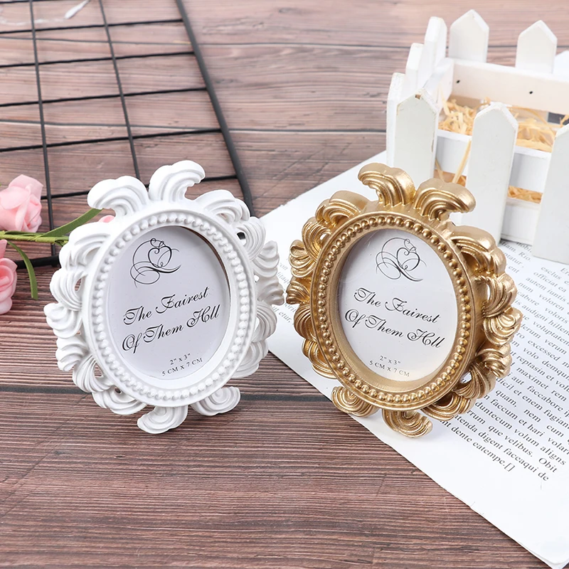 NewNordic Style 1pc Flower Photo Frame Wedding Home Decor Desktop Bronze Design Vintage Picture Frame Small Baroque Photo Holder NewNordic Style 1pc Flower Photo Frame Wedding Home Decor Desktop Bronze Design Vintage Picture Frame Small Baroque Photo Holder