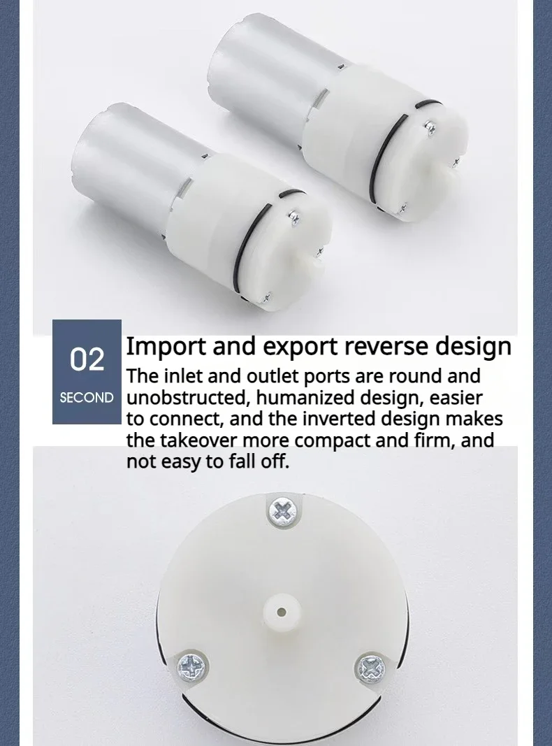 12V mini electric mini vacuum assisted oxygen pump blood monitoring for cosmetic instruments and medical treatment 12V mini electric mini vacuum assisted oxygen pump blood monitoring for cosmetic instruments and medical treatment