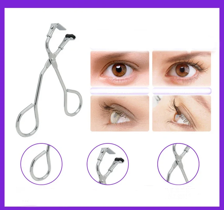 Stainless Steel Eyelash Curler Makeup Tool Mini Details Part of Eye Lash Curling Applicator Natural Eyelash Curly Cosmetic Clip