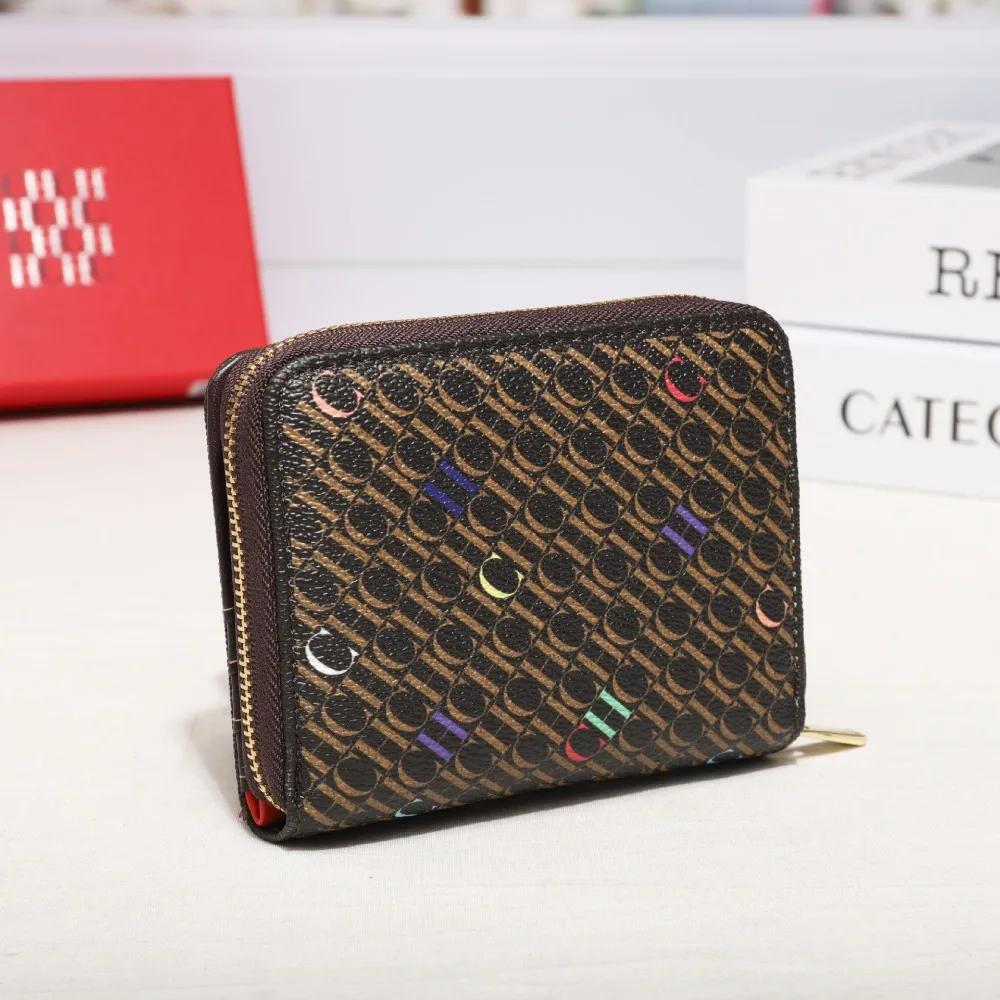 Fashionable Small Printed Pattern Ladies Clutch Wallet Exquisite Compact Coin Purse Stylish Handbag CILMI HARVILL CHHC