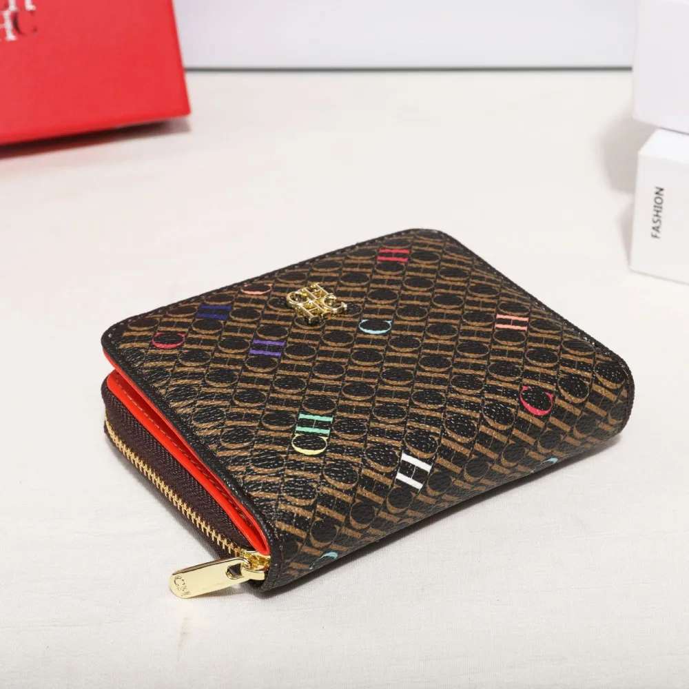 Fashionable Small Printed Pattern Ladies Clutch Wallet Exquisite Compact Coin Purse Stylish Handbag CILMI HARVILL CHHC