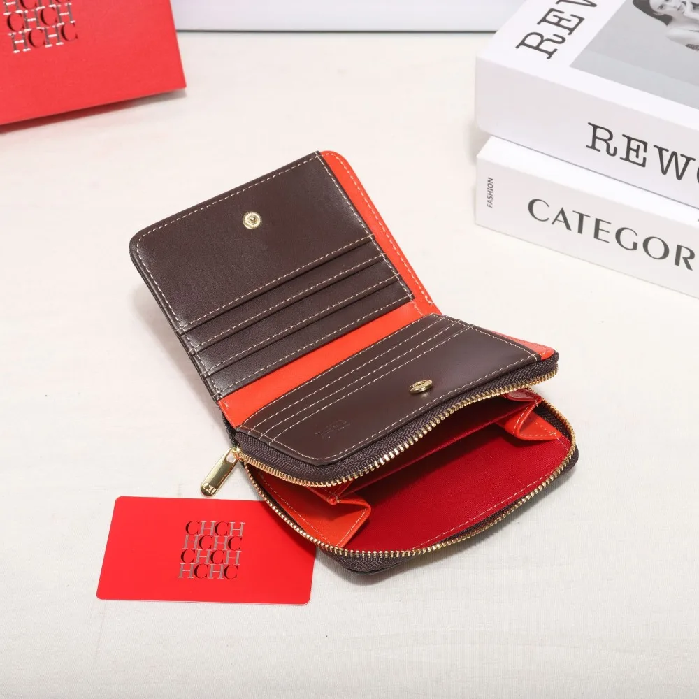 Fashionable Small Printed Pattern Ladies Clutch Wallet Exquisite Compact Coin Purse Stylish Handbag CILMI HARVILL CHHC