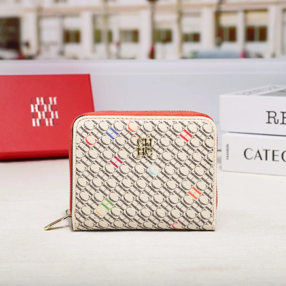 Fashionable Small Printed Pattern Ladies Clutch Wallet Exquisite Compact Coin Purse Stylish Handbag CILMI HARVILL CHHC