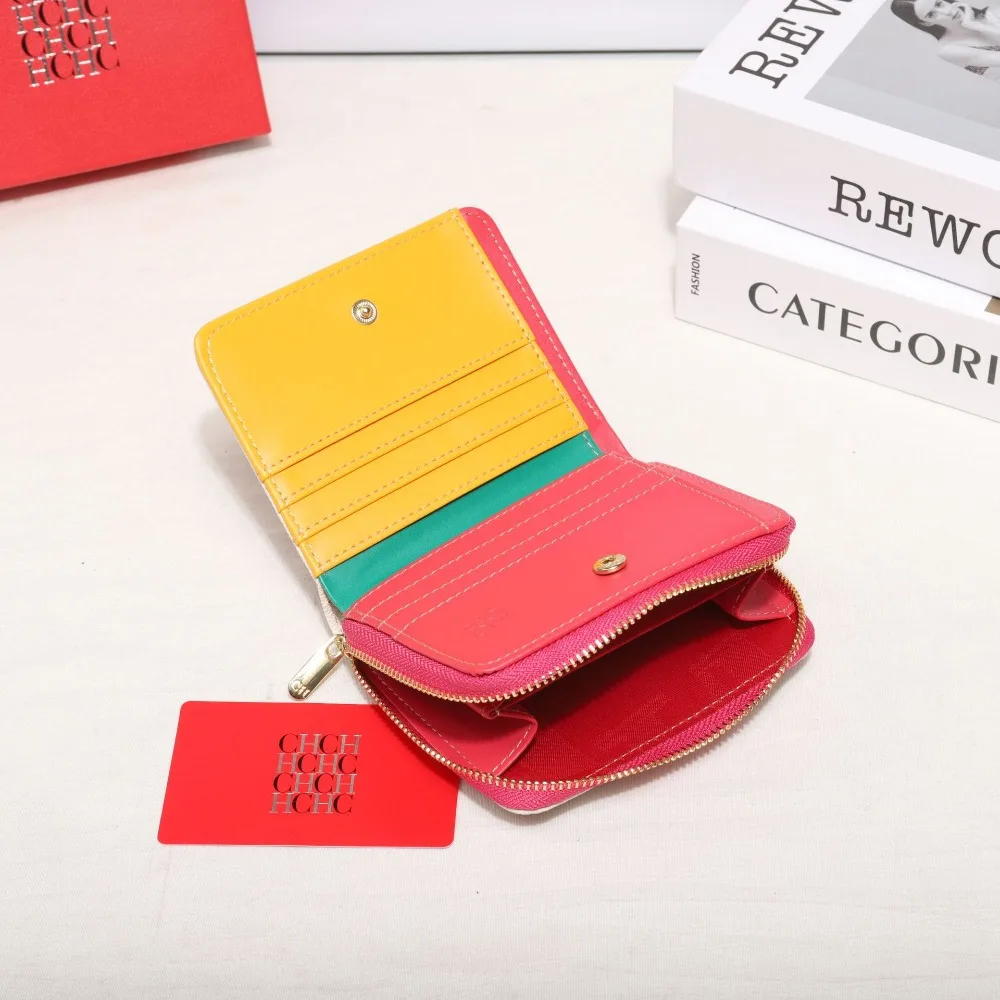 Fashionable Small Printed Pattern Ladies Clutch Wallet Exquisite Compact Coin Purse Stylish Handbag CILMI HARVILL CHHC
