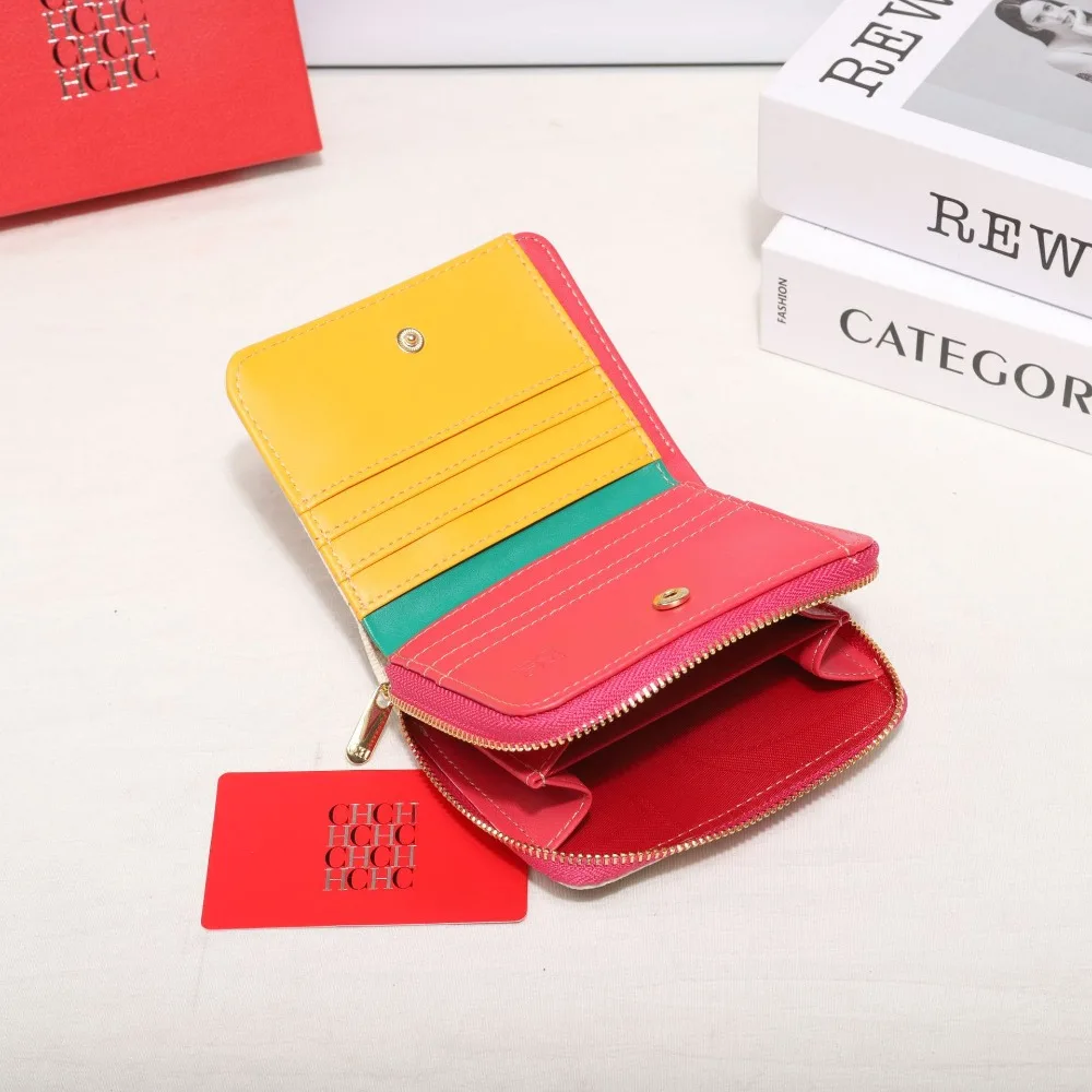 Fashionable Small Printed Pattern Ladies Clutch Wallet Exquisite Compact Coin Purse Stylish Handbag CILMI HARVILL CHHC