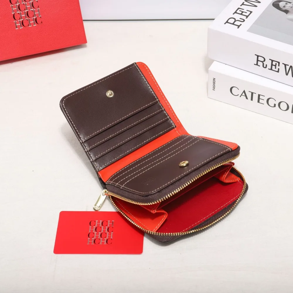Fashionable Small Printed Pattern Ladies Clutch Wallet Exquisite Compact Coin Purse Stylish Handbag CILMI HARVILL CHHC