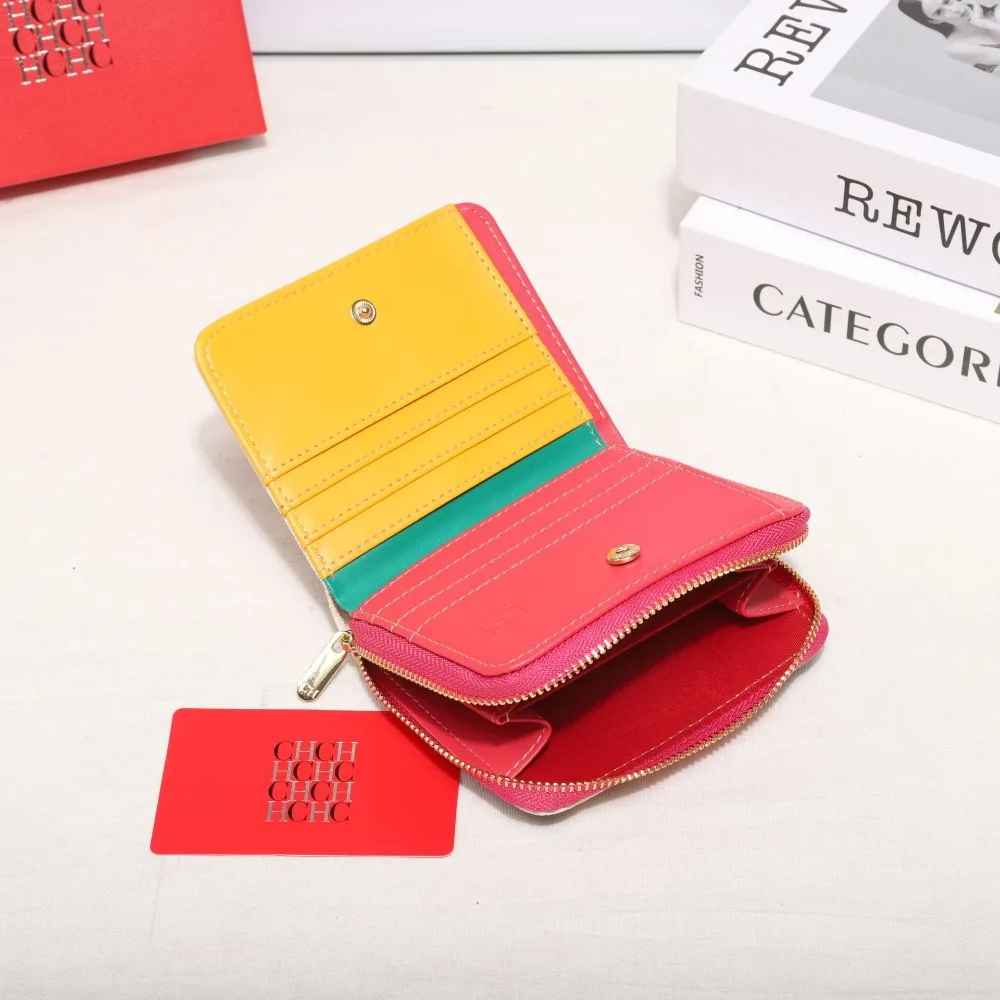 Fashionable Small Printed Pattern Ladies Clutch Wallet Exquisite Compact Coin Purse Stylish Handbag CILMI HARVILL CHHC