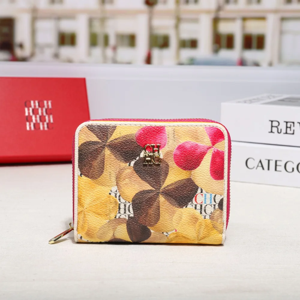 Fashionable Small Printed Pattern Ladies Clutch Wallet Exquisite Compact Coin Purse Stylish Handbag CILMI HARVILL CHHC