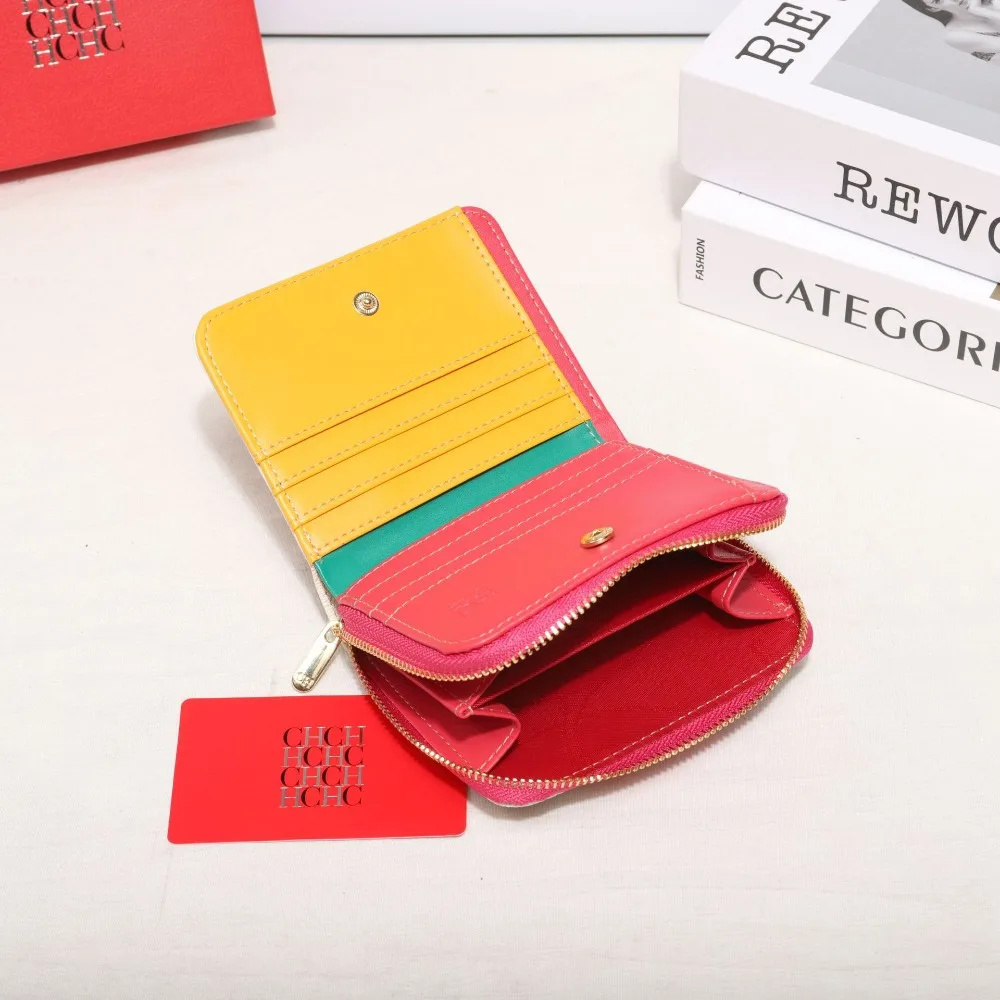 Fashionable Small Printed Pattern Ladies Clutch Wallet Exquisite Compact Coin Purse Stylish Handbag CILMI HARVILL CHHC