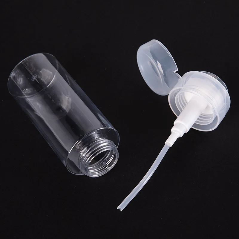 120/150/200ml Nail Refillable Bottles Empty Press Pump Dispenser Nail Art Polish Remover Cleaner Makeup Bottle Manicure Tool