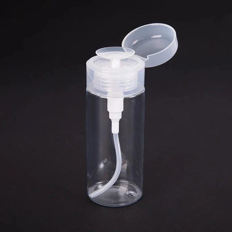 120/150/200ml Nail Refillable Bottles Empty Press Pump Dispenser Nail Art Polish Remover Cleaner Makeup Bottle Manicure Tool