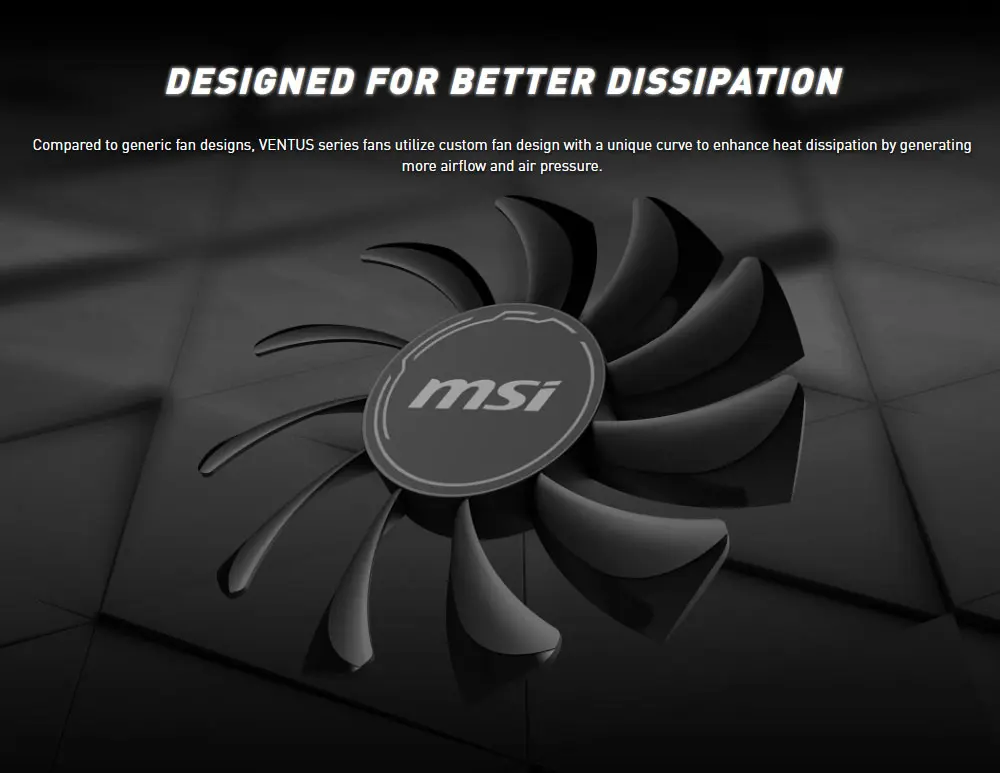 MSI GeForce RTX 3050 VENTUS 2X 6G OC Gaming Graphics Card 6GB GDDR6 96-bit HDMI DP PCI-E 4.0x8 Desktop Full New Game Video Card