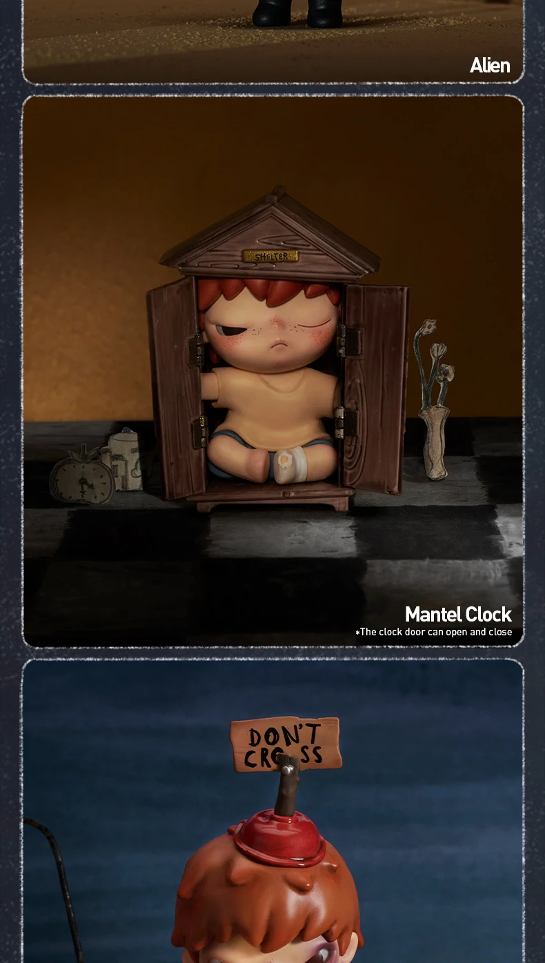 POP MART Hirono Shelter Series Blind Box Mystery Box Guess Bag Toys Doll Cute Anime Figure Desktop Ornament Collection Gift Cute