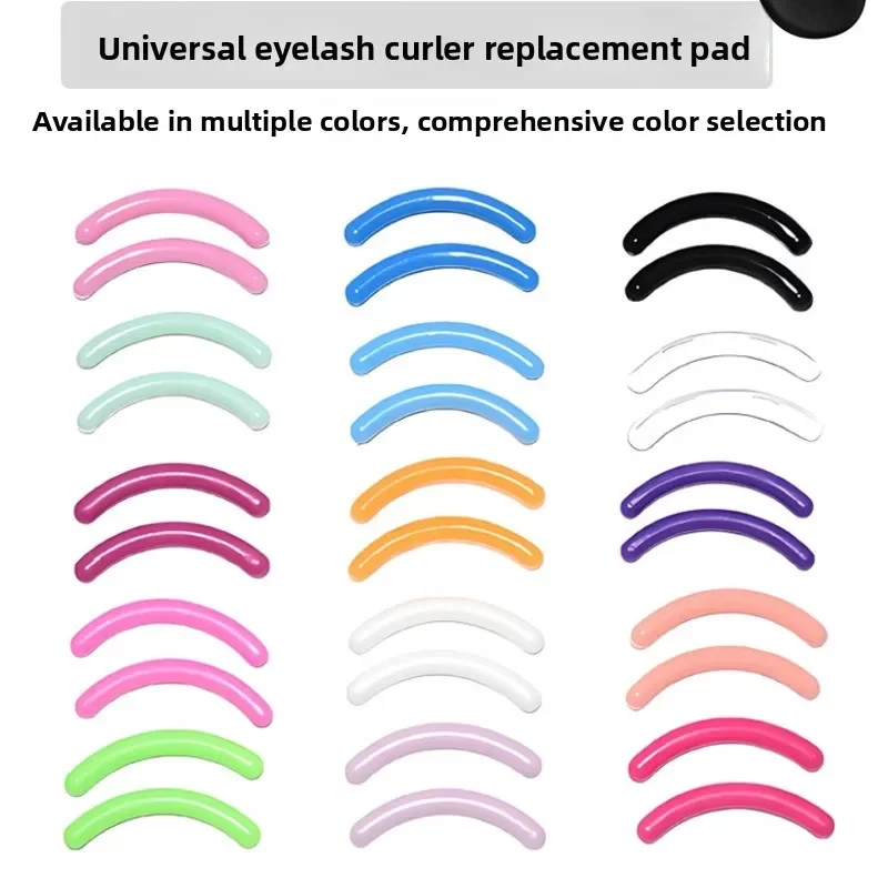 30Pcs Eyelash Curler Refill Eyelash Curler Pad,Silicone Rubber Curler Replacement Pad For Universal Eyelash Curlers With Box