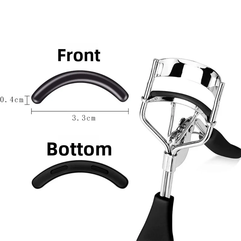 30Pcs Eyelash Curler Refill Eyelash Curler Pad,Silicone Rubber Curler Replacement Pad For Universal Eyelash Curlers With Box
