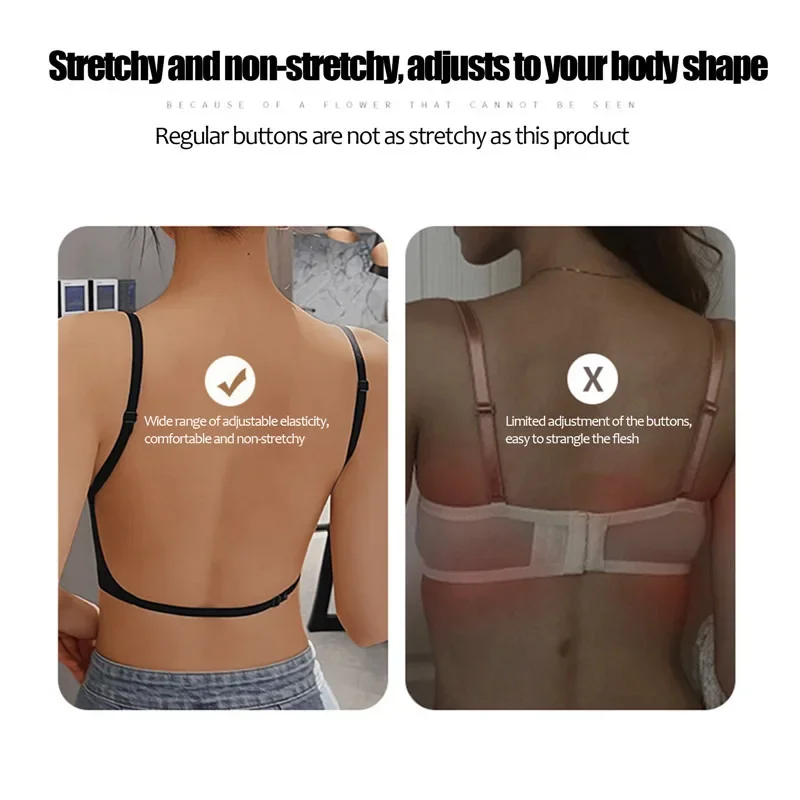 2026 Invisible Push Up Bra Backless Sexy Women Bras Low Cut Plunge Brassiere Open Back Wedding Underwear Seamless Lingerie
