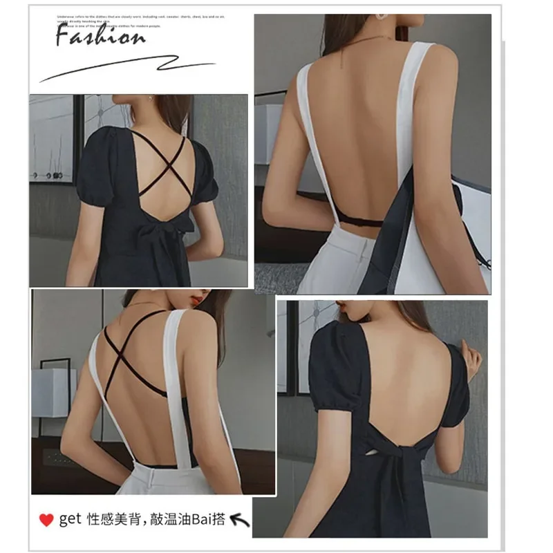 2026 Invisible Push Up Bra Backless Sexy Women Bras Low Cut Plunge Brassiere Open Back Wedding Underwear Seamless Lingerie