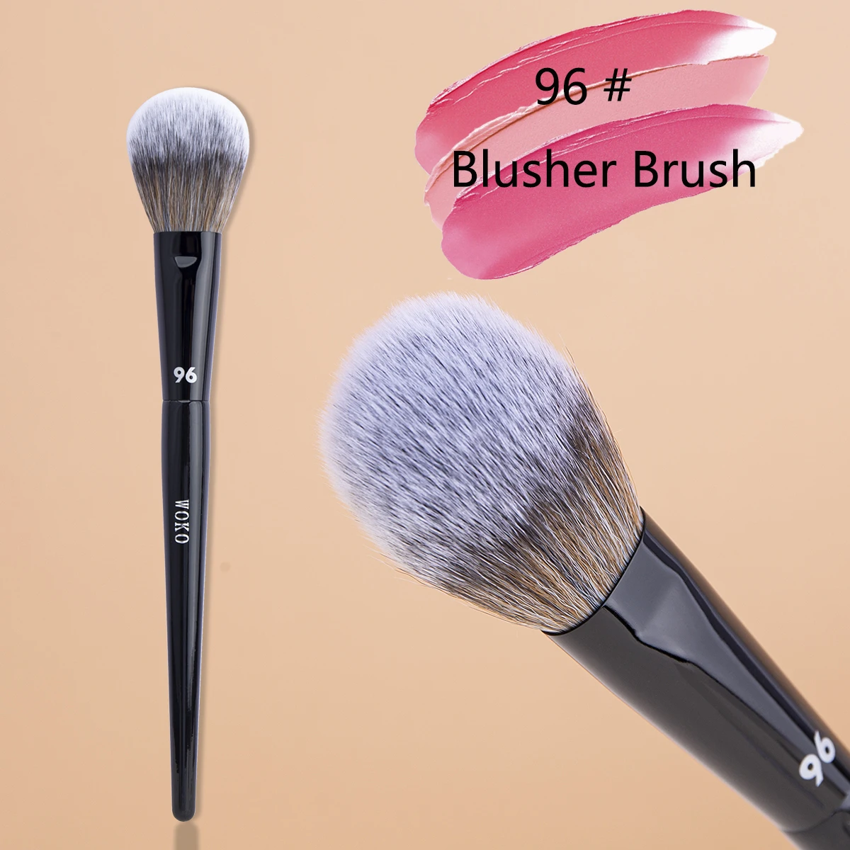 96 Blush Brush Face Contour Highlighter Blusher Brush Professional Bronzer Powder Blush Brushes High Quality Blush Makeup Tool