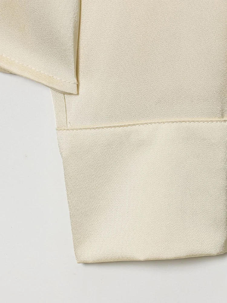 Lapel Button Skinny Belt Shirt Women Autumn 2025 Elegant Turn-down Collar Long Sleeve Lace Up Shirts Fashion Office Lady Blouses
