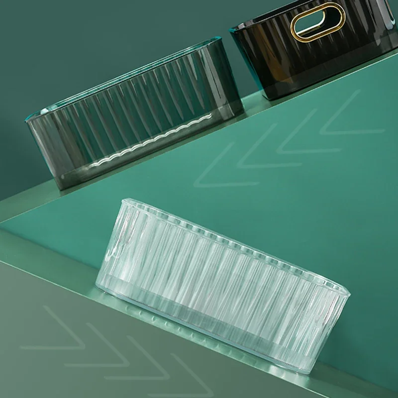 Acrylic Organizers Snacks Bathroom Organizer Rectangular Storage Makeup Clutter Bedroom Cosmetics Living Room Make Up Organizer