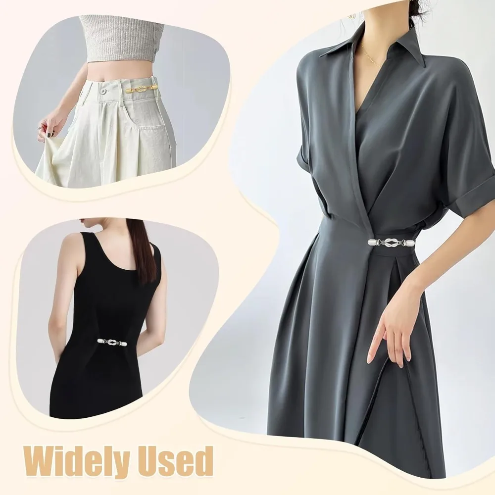 1pc Waist Cincher & Shirt Clip Retro Dress Cinch Clips for Shawl,Cardigan,Sweater,Clothes & Pant Tightener Clip