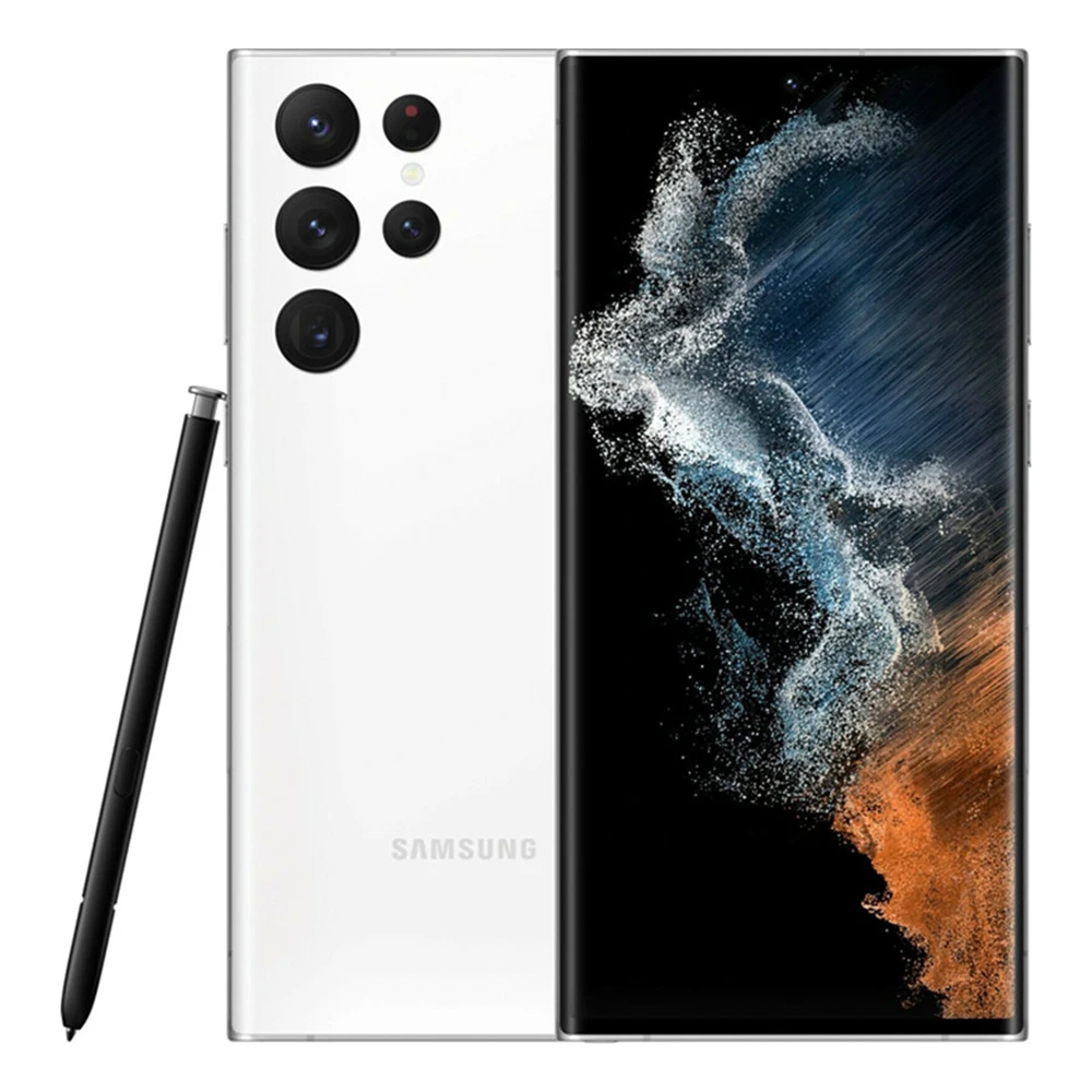 // Refurbished // Samsung Galaxy S22 Ultra 5G Android Smartphone 6.8-inch 108MP Samsung S22U US Edition 5000mAh Unlocked Four Camera 5000mAh 45W