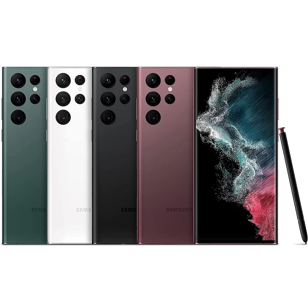 // Refurbished // Samsung Galaxy S22 Ultra 5G Android Smartphone 6.8-inch 108MP Samsung S22U US Edition 5000mAh Unlocked Four Camera 5000mAh 45W