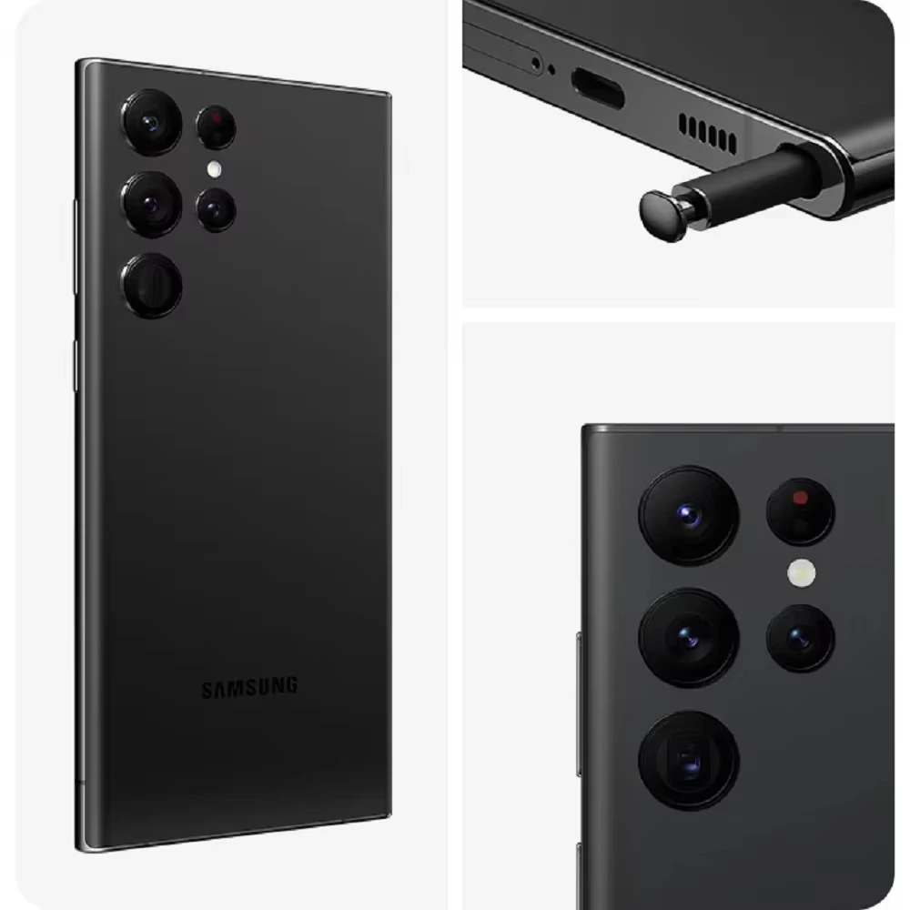 // Refurbished // Samsung Galaxy S22 Ultra 5G Android Smartphone 6.8-inch 108MP Samsung S22U US Edition 5000mAh Unlocked Four Camera 5000mAh 45W